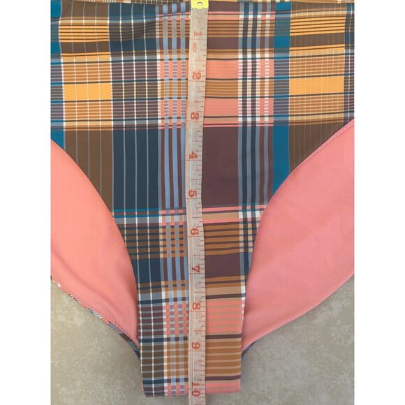 NWT Vineyard Vines Lowrise Bikini Bottom Plaid Women's Large - Picture 7 of 8